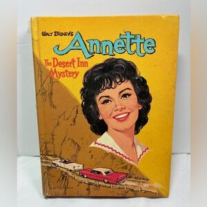 Walt Disney ANNETTE FUNICELLO Book The Desert Inn Mystery 1961 Hardcover Whitman